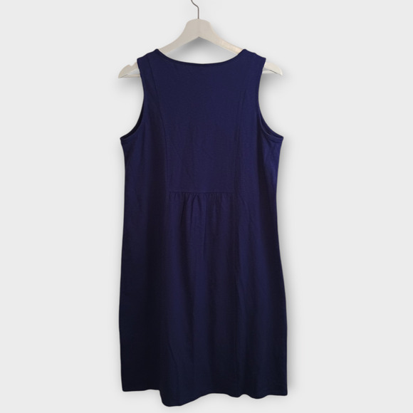 J. Jill Dress Womens Small Purple Tank Minimalist Casual Lounge Relaxed Mini - Picture 2 of 6